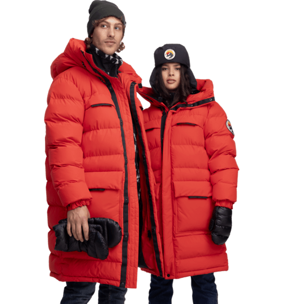 Everest long down parka sales